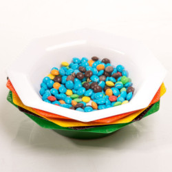 Compotera octogonal Blanco