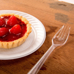 Tenedor Cristal resistente PS