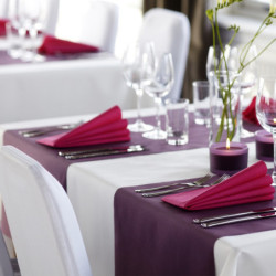 Camino de mesa Dunicel Violeta Oscuro