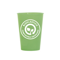 Vaso aperitivo bioplástico Verde