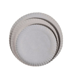 Bandeja Cartón Gris redonda nº 13.5