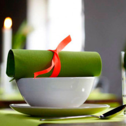 Servilleta Dunisoft Verde Hierba 40x40