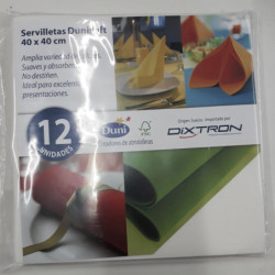 Servilleta Dunisoft Blanca 40x40 (Retail)