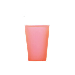 Vaso aperitivo flexible 255 cc PP Rojo