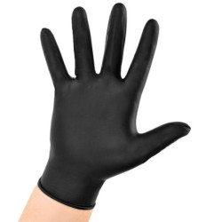 Guantes de nitrilo Medium Negro
