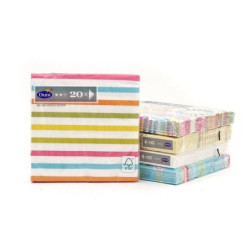 Servilleta Tissue Design Lina Stripes 33x33