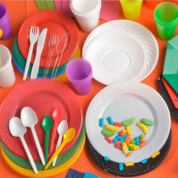 Plato Verde flexible 17 cm