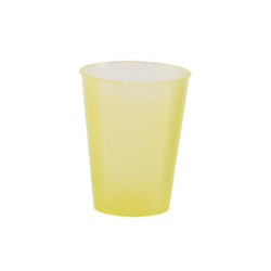 Vaso Junior flexible 350 cc PP Amarillo