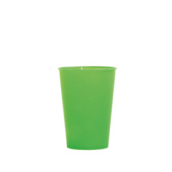 Vaso aperitivo flexible 255 cc PP Verde