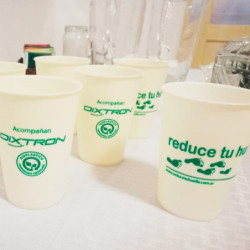 Vaso aperitivo bioplástico Blanco