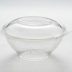 Ensaladera Lock Food con tapa PET