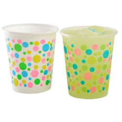 Vaso Blanco 180 cc PS con diseño Lunares