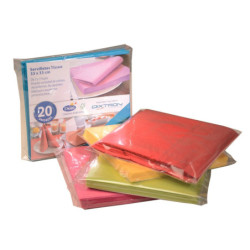 Servilleta Tissue Amarilla 2h 33x33 (Retail)