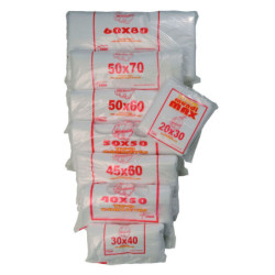 Bolsa camiseta Blanca 50x70 14 micr