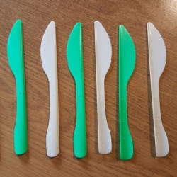 Cuchillo Blanco bioplástico