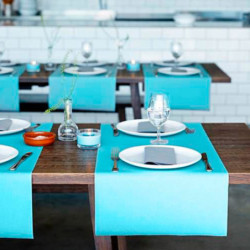 Camino de mesa Dunicel Azul Menta