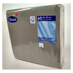 Servilleta Dunisoft Gris 40x40